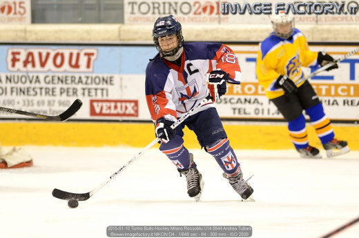 2015-01-10 Torino Bulls-Hockey Milano Rossoblu U14 0544 Andrea Tulliani